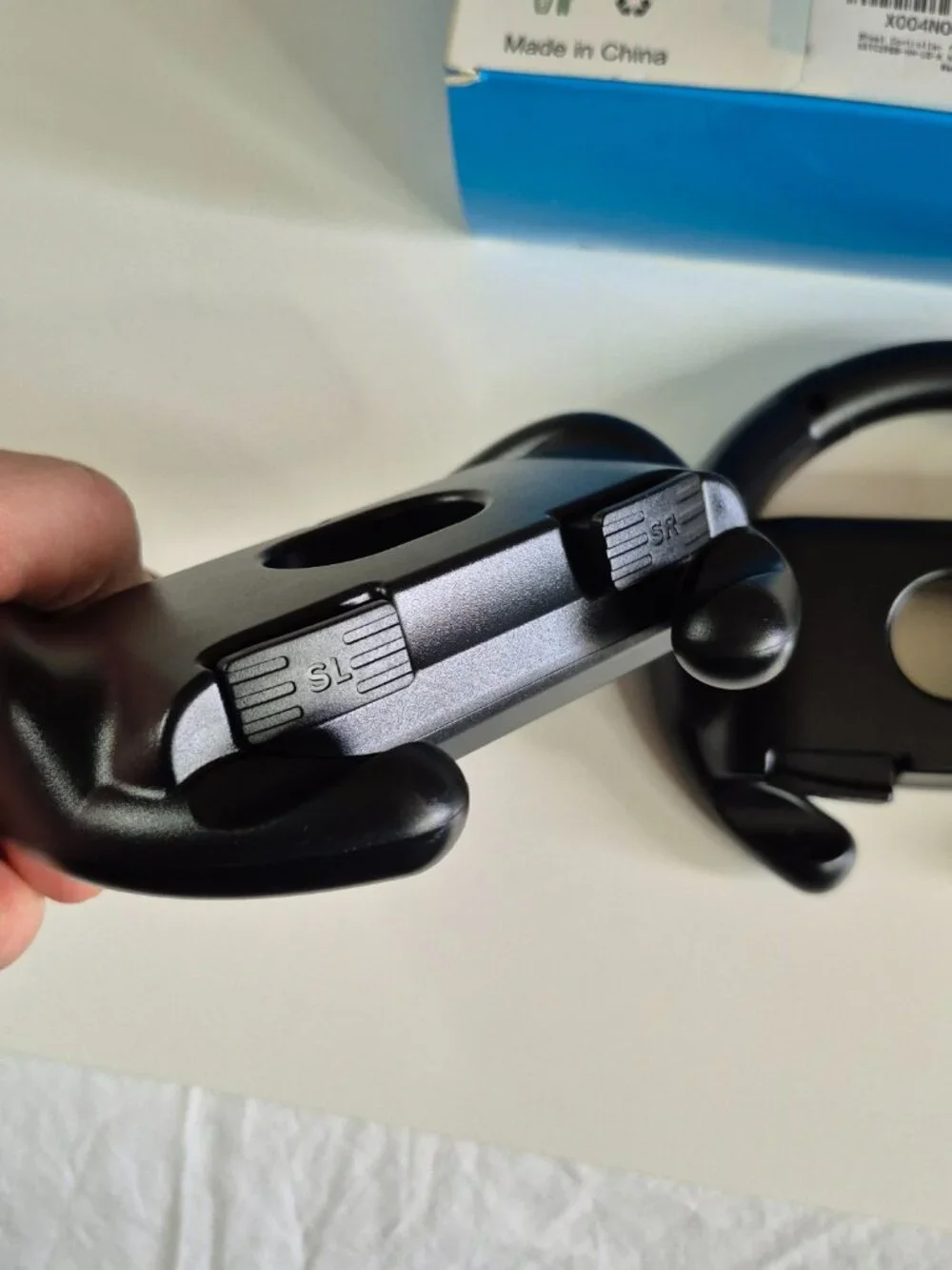 Nintendo Switch 2 Steering Wheel Set of 2 Accessory Black Color, NWB